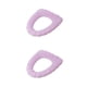 thumbnail image 1 of Cateissary Cubierta de asiento de inodoro Cojines de cojín en forma de O Alfombrillas de baño cómodas de acrílico Mantenimiento del calor Rosado 2Conjunto, 1 of 6