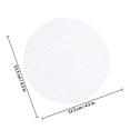 thumbnail image 2 of Homoyoyo 20Pcs Cross Stitch Canvas Plastic White Mesh Sheets DIY Projects Artisans, 2 of 8