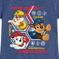 thumbnail image 3 of Paw Patrol - Chase Rubble Marshall Hexagons - Toddler & Youth Girls Short Sleeve Graphic T-Shirt, 3 of 6
