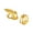 Gold-color, variant on Set of 2 Claw Shape Nail Rings Unique Finger Rings Alloy Texture Finger Jewelry