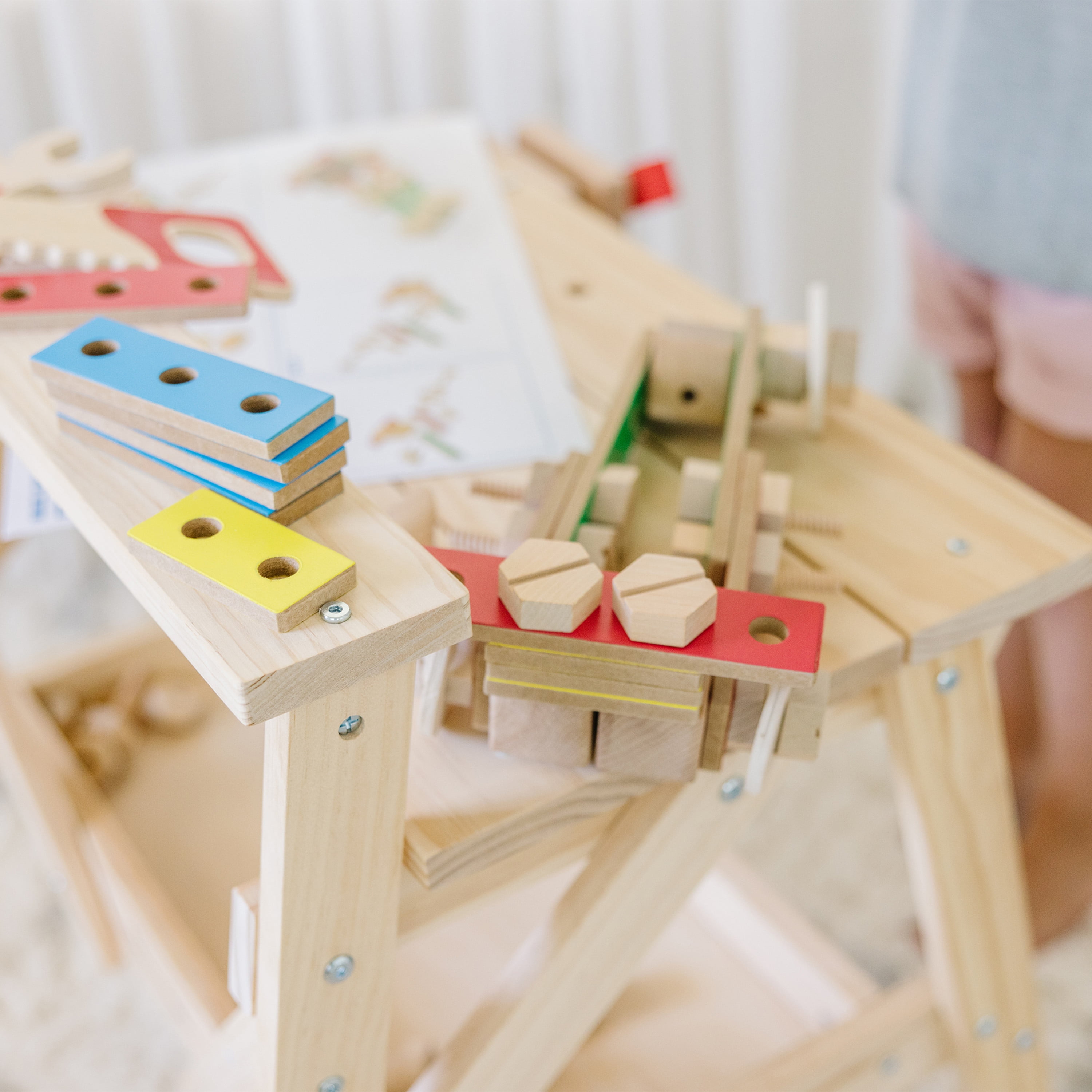 Melissa & doug solid wood cheap project workbench play building set