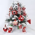 thumbnail image 2 of Adornos navideños de plástico, medias navideñas, muletas, colgantes, pequeños colgantes, accesorios de decoración para árboles de Navidad, 2 of 6