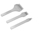 thumbnail image 3 of 3 piezas de cuero Craft Tool Hole Punches Cording Stitching Punch Tool 2.7/3.0/3.38/3.85 mm 2/5/10 Prong(3.0mm) Amonsee No, 3 of 5