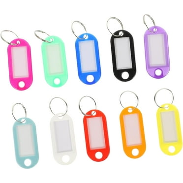 100Pcs Key Rings Key Classification Tag Convenient Key Chain Tag Key Identifiers Portable Key Labels for School Hotel Restaurant Home