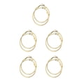 thumbnail image 2 of Sonducket 1 par de suministros de joyería, pendiente para mujer, regalo para Amiga, círculo liso con orificio para la oreja, decoración para mujer para tipo32 5piezas Sonducket CBP219168, 2 of 5
