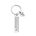 thumbnail image 3 of Birdeem Keychain Love Encouragement Inspirational Stainless Steel Keychain Gift, 3 of 5