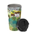 thumbnail image 2 of Yiaed Garden Farm Print Stainless Steel Coffee Mug -Vacuum Insulated Coffee Tumbler - Leakproof Travel Mugs Insulated for Hot & Cold Drinks, 2 of 8