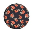 thumbnail image 4 of Spare Tire Cover, Shrimp No.9076 Wheel Cover Tire Covers For Trailers Car Truck Camper Universal Tire Covering Fits Diameter14"-17", 4 of 4