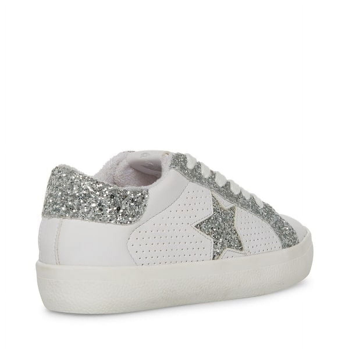 Steve Madden 可愛いビッグレース&きらきらラインストーン♪ Steve Madden Starling Glitter Lace Up Rhinestone Rounded Toe