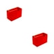 thumbnail image 4 of Guardurnaity Organizador de maquillaje multifuncional, práctico y práctico, de fieltro, bien organizado, bolsa de cosméticos de viaje, rojo S rojo Tamaño: 22*11*13cm 2Conjunto, 4 of 6