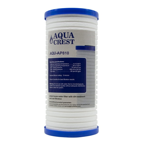 AP810 Replacement for 3M AquaPure AP810 Whirlpool WHKFGD25BB 5 Micron
