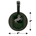 thumbnail image 6 of Lord of the Rings The Prancing Pony Round Leather Luggage Card Suitcase Carry-On ID Tag, 6 of 6