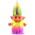 thumbnail image 1 of Lucky Troll Dolls,Vintage Troll Dolls Chromatic Adorable for Collections, School Project, Arts and Crafts, Party Favors - 7.5 Tall Dress(Include The Length of Hair), 1 of 5