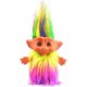 thumbnail image 1 of Lucky Troll Dolls,Vintage Troll Dolls Chromatic Adorable for Collections, School Project, Arts and Crafts, Party Favors - 7.5 Tall Dress(Include The Length of Hair), 1 of 5