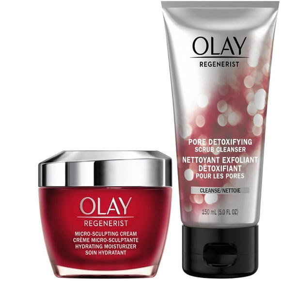 Paquete doble para el cuidado de la piel Olay Regenerist de 150 ml y crema de 50 ml
