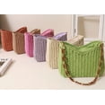 thumbnail image 2 of Kukuzhu Women Beach Shoulder Bag Summer Woven Travel Small Straw Tote Bag Purse, 2 of 5