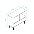 thumbnail image 2 of Mueble Buffetera Decorativa Pies de Metal A22 MODERNO, 2 of 2