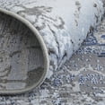thumbnail image 6 of Feizy Gaspar Modern Damask, Blue/Gray/Taupe, 8' x 11' Area Rug Easy Care Fade Resistant Stain Resistant Bohemian & Eclectic Distressed Floor Rug for Living room Bedroom, 6 of 9