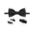 thumbnail image 2 of INSPIRE CHIC Womens Bow Tie Fine Diamonds Shiny Collar Adjustable Bow Tie Colorful 2, 2 of 5