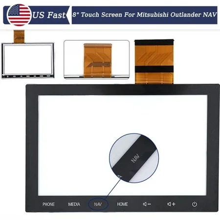 8" Touch Screen NAV 8740A098 8740A103 Radio For Mitsubishi Outlander 2020-22 US