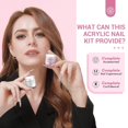 thumbnail image 2 of LMHF Acrylic Nail Kit – Nails Kit Acrylic Set Acrylic Powder & Liquid with Nail Drill Acrylic Brush Gel Nail Polish Clear Nails Tips Nail Art Tools Nail Stuff for Nail Starters DIY, 2 of 5