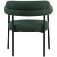 thumbnail image 6 of Maklaine Contemporary Fabric Dining Chair in Green (Set of 2), 6 of 7