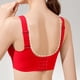 thumbnail image 4 of Sujetador sin costuras y sin aros para mujer: cobertura total, relleno, cuello en V, nailon y spandex, cómodo para el día a día y para dormir, 4 of 7