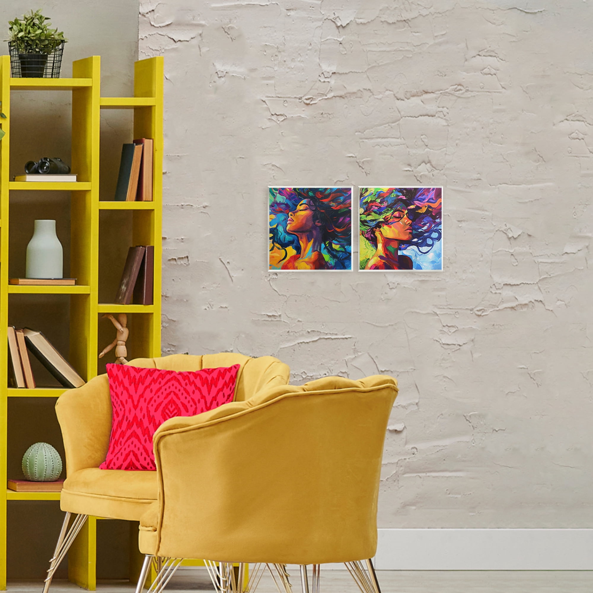 Stupell Industries Radiant Flow Of Colors 2 Piece Wall Plaque Art Set, design by Svetlana Aleynikova