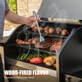 Z GRILLS ZPG10002B 1060 sq. in. Wood Pellet Grill and Smoker 8in1