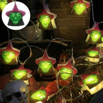 Wadada Halloween Lights Outdoor Indoor, 9.8FT 20 LED Halloween String Lights Battery Operated Cute Ghost Decor Lights Waterproof Halloween Decorations Light Home Window Party