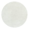 thumbnail image 3 of Unique Loom Soft Solid Shag Collection Area Rug - Aras (3' 3" Round White), 3 of 7