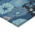 thumbnail image 3 of Addison Rugs Chantille Indoor/Outdoor Transitional Floral Blue Machine Washable Rectangle Rug, 8' x 10', 3 of 8