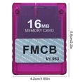 thumbnail image 3 of Estuche transparente para tarjeta de memoria FMCB V1.953 de 8MB/16MB/32MB/64MB para consola de juegos PS2, 3 of 5