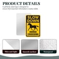 thumbnail image 5 of 8" x 12" Aluminum Horse Crossing Signs, Slow Down Sign For Yard,Funny Traffic Sign Wall Decor Rust-Resistant, Easy to Install, Ideal for Streets, Driveways, Wall Art and Outdoor Decor, 5 of 5