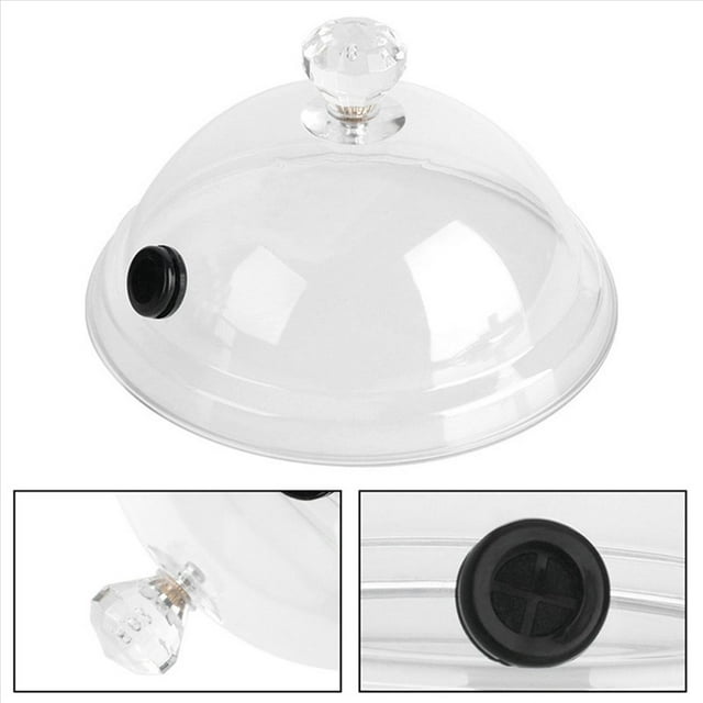 Campana Ahumada de Cocina Molecular, Tapa de Alimenticio, Cubierta Tipo para Accesorio de Ahumador, Infusor de Humo, Cubierta para Bistec y Pastel C