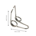 thumbnail image 4 of 10Pcs Trumpet Watergate Key Springs Drain Clique Accessories Silver, 4 of 8