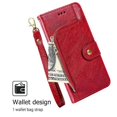 thumbnail image 4 of For Xiaomi Redmi Note 14 4G (164.84mm) Case Zipper Pocket PU Leather Wallet Flip Phone Cover - Black, 4 of 5
