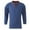 Dark Blue, variant on WREESH Mens Workout Shirts Henley Shirts Fitness Jogger Undershirt Solid Long Sleeve Button Shirts Slim Fit Pullover Dark Blue