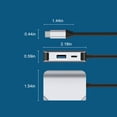 thumbnail image 3 of Japceit USB C Hub To HDMI USB 3.0 PD 3 In 1 USB C Docking Station Adapter, 3 of 8