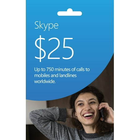 SKYPE $25 Prepaid eGift Card (Email Delivery) (The Best Prepaid Service)