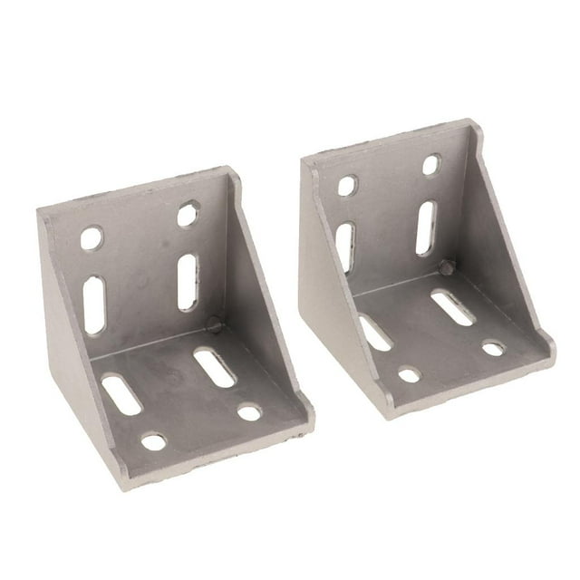 Soporte de esquina de de aluminio 2PK L ángulo 8080 Sharpla Soporte de esquina de perfil metálico