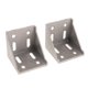 thumbnail image 1 of Conector de soportes en L Zulema accesorio de fijación de aluminio paquete de 2 8080, 1 of 8