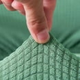 thumbnail image 4 of MesaSe Computer Office Chair Covers Universal Chair Slipcovers Stretch Spandex Washable Rotating Backrest Cover Cushion Protectors   Green, 4 of 8