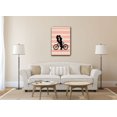 thumbnail image 2 of wall26 - Canvas Wall Art - Romantic Couples Silhouettes with Bike - Gallery Wrap Modern Home Art | Ready to Hang - 32x48 inches, 2 of 3