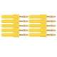thumbnail image 4 of 10Pcs Banana Plug 4.0mm Male to 2mm Female Connector 30V AC 60V DC 32A for Testing Yellow, 4 of 5