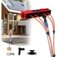 thumbnail image 1 of Water Fed Pole Kit, 30/50cm Adjustable Window Cleaning Brush and Pole, Window Cleaner Brush & Solar Panel Cleaning System, Outdoor Window Glass Washing Cleaner Equipment Tool, 1 of 8