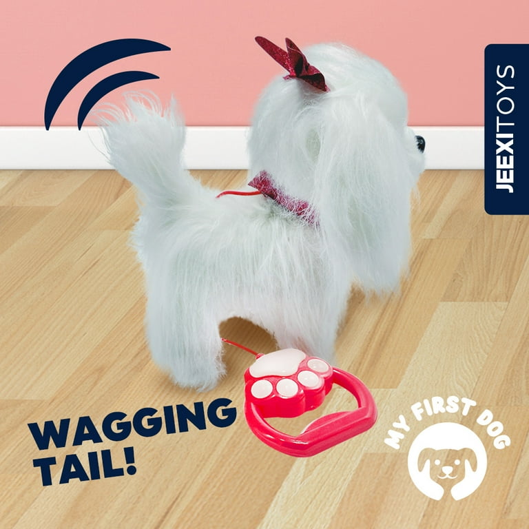 Walking Dog Toy Lifelike Doggy Smart Pets Barking Tail - Temu