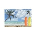 thumbnail image 4 of MKHERT Vintage Summer Sea and Surfboards on Tropical Beach Placemats Table Mats for Dining Room Kitchen Table Decoration 12x18 inch,Set of 4, 4 of 4