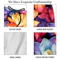 thumbnail image 4 of luoweisi Men's Beach Shorts Quick Dry Swim Trunks with Mesh Lining Art Flowers M, 4 of 5