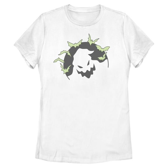 Womens The Nightmare Before Christmas Oogie Boogie Moon Bats T Shirt